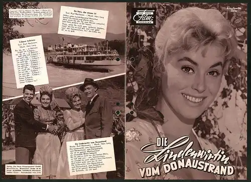 Filmprogramm DNF, Die Lindenwirtin vom Donaustrand, Marianne Hold, Claus Holm, Regie: Hans Quest