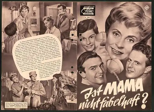 Filmprogramm DNF Nr. 3983, Ist Mama nicht fabelhaft?, Luise Ullrich, Gunnar Möller, Regie: Peter Beauvais