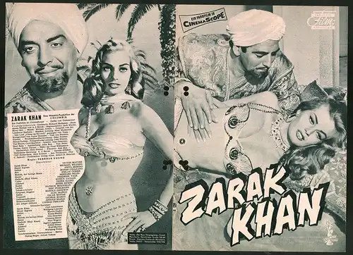 Filmprogramm DNF, Zarak Khan, Victor Mature, Michael Wilding, Anita Ekberg, Regie: Terence Young