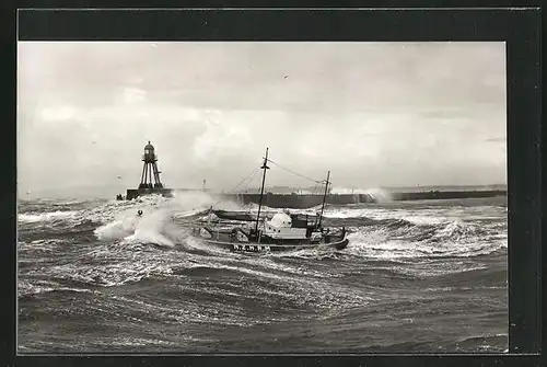 AK Amsterdam-C., Kon. N. & Z. Holl. Redding-Mij., Herengracht 545, Motorreddingboot Neeltje Jacoba