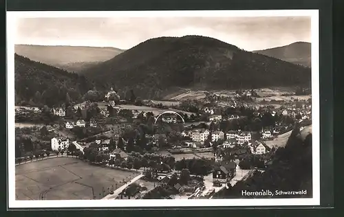 AK Herrenalb /Schwarzwald, Ortsansicht aus der Vogelschau