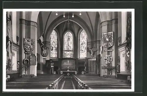 AK Wilhelmshaven, Inneres der Marine-Gedächtnis-Kirche