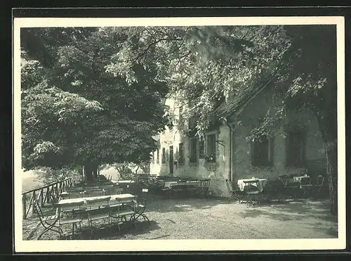 AK Würzburg, Gasthaus Schützenhof auf dem Nikolausberg