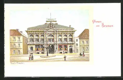 Lithographie Bremen, Tivoli-Theater
