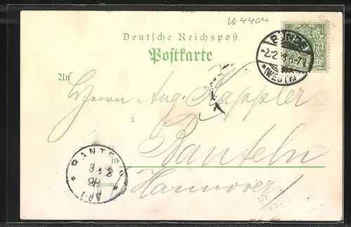 Künstler-AK Telgte, Westfälisches Bauernhaus