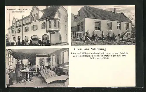 AK Vilsbiburg, Wohnhaus des Georg Wittmann, Schreinermeister