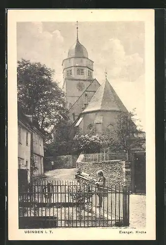 AK Usingen / Taunus, Evangelische Kirche