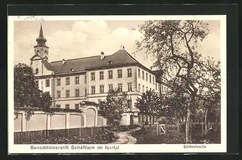 AK Schäftlarn, Benediktinerstift, Obstgarten