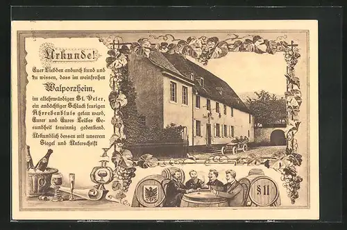 AK Walporzheim a. Ahr, Weingut St. Peter mit Gasthof