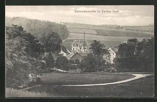 AK Schneidemühle im Zeitzer Forst, Ortspartie