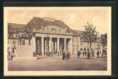 AK Leipzig, Intern. Baufach-Ausstellung 1913, Portal an der Reitzenhainer Strasse