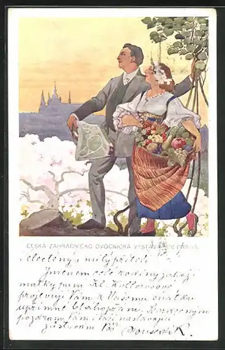AK Praha, Ceská Zahradnicko ovocnická výstava 1910