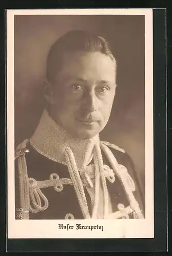 AK Portrait Kronprinz Wilhelm von Preussen