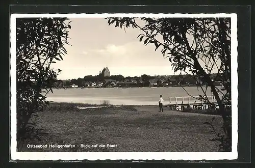 AK Heiligenhafen, Blick auf die Stadt