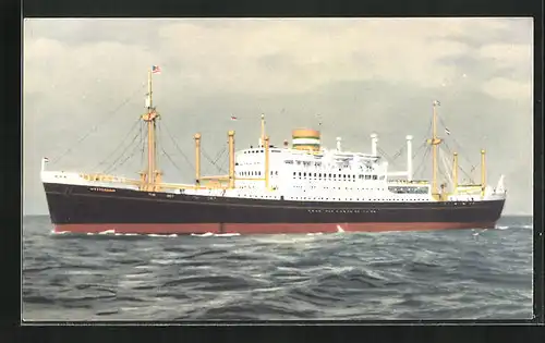 AK Dampfer M.V. Westerdam in Fahrt
