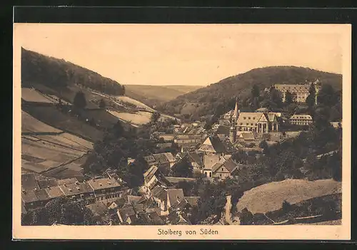 AK Stolberg / Harz, Ortsansicht von Süden