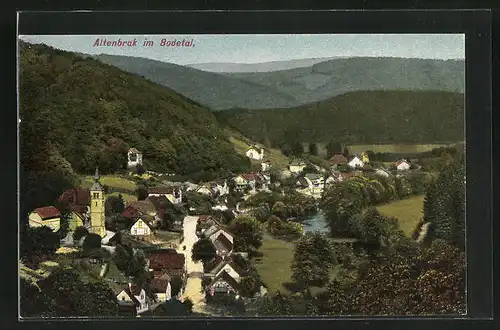 AK Altenbrak, Ortstotale im Bodetal