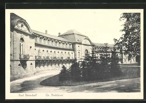 AK Bad Nenndorf, vor dem Gr. Badehaus