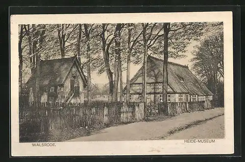 AK Walsrode, Parte am Heide Museum