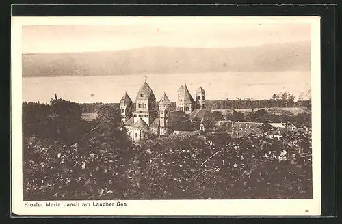 AK Glees, Blick auf das Kloster Maria Laach am Laacher See