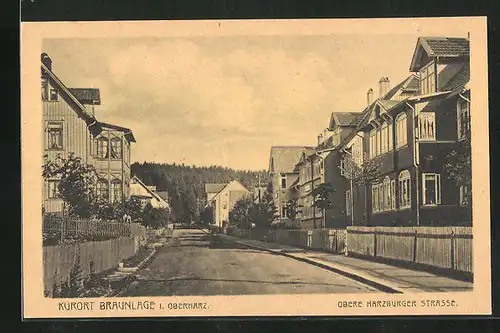 AK Braunlage / Harz, Obere Harzburgerstrasse
