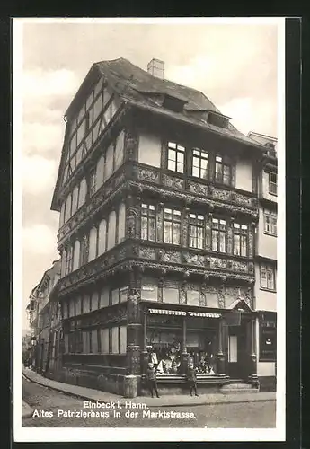 AK Einbeck i. Hann, Altes Patrizierhaus in der Marktstrasse