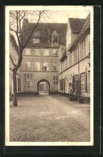 AK Lübeck, Füchtingshof in der Glockengiesserstrasse 25