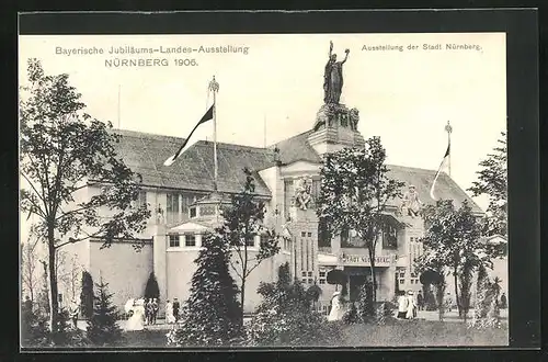 AK Nürnberg, Bayerische Jubiläums-Landes-Ausstellung 1906, Ausstellung der Stadt Nürnberg