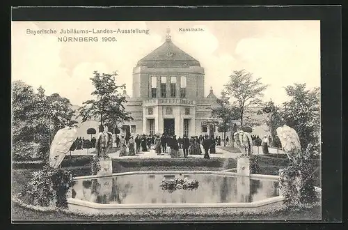 AK Nürnberg, Bayerische Jubiläums-Landes-Ausstellung 1906, Kunsthalle