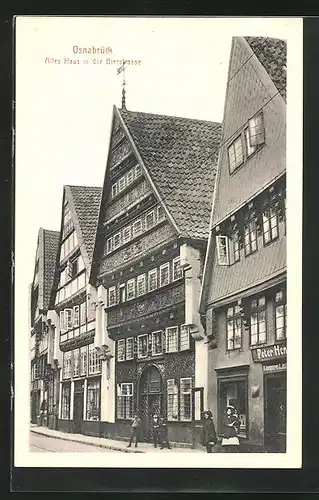 AK Osnabrück, Altes Haus in der Bierstrasse