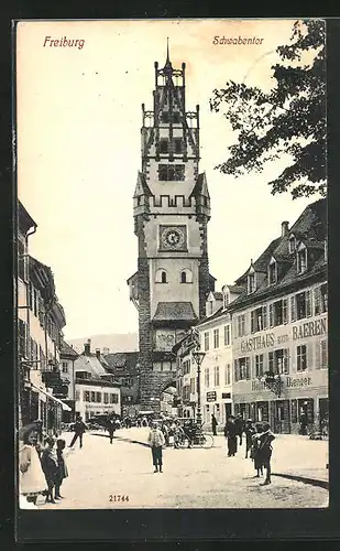 AK Freiburg / Breisgau, Gasthaus zum Baeren am Schwabentor