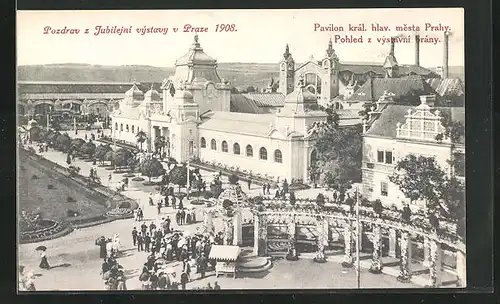 AK Praze, Jubilejni výstavy 1908, Pavilon král. hlav. mesta Prahy