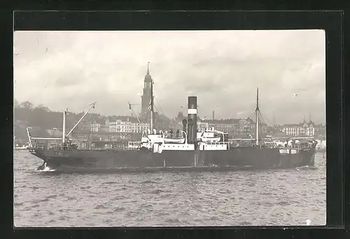 AK Handelsschiff Ingeborg in Fahrt