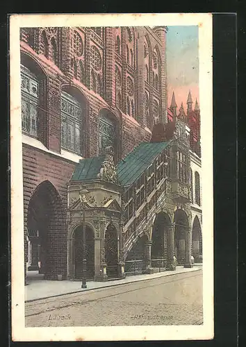 AK Lübeck, Rathaustreppe