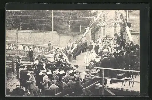AK Beisetzung des Fürsten und der Fürstin 1899