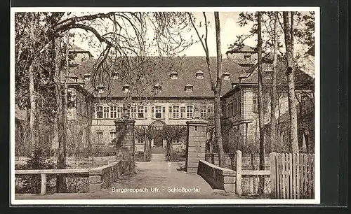 AK Burgpreppach / Ufr., Schlossportal