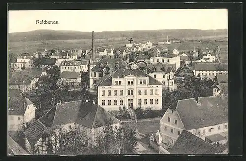 AK Reichenau i. S., Blick aus der Vogelschau