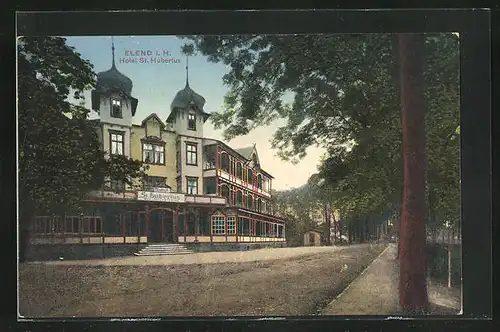 AK Elend / Harz, Hotel St. Hubertus