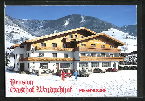 AK Piesendorf, Pension-Gasthof Waidachhof im Winter