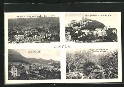 AK Cintra, Vista Parcial, Lago do Paruqe do Castello da Pena, Estefania, Palacio Real