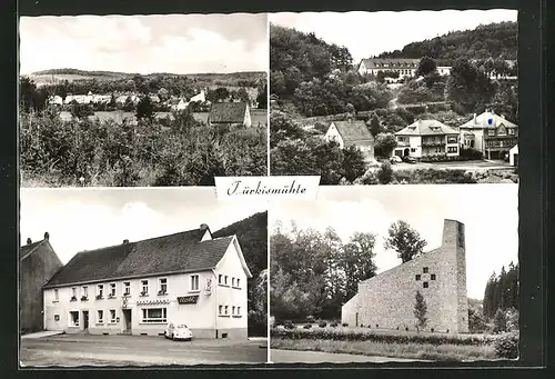 AK Türkismühle, Restaurant Roth, Denkmal, Teil- und Gesamtansicht