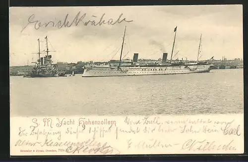 AK Kriegsschiff S.M. Yacht Hohenzollern