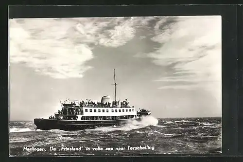 AK Harlingen, De Friesland in volle zee naar Terschelling