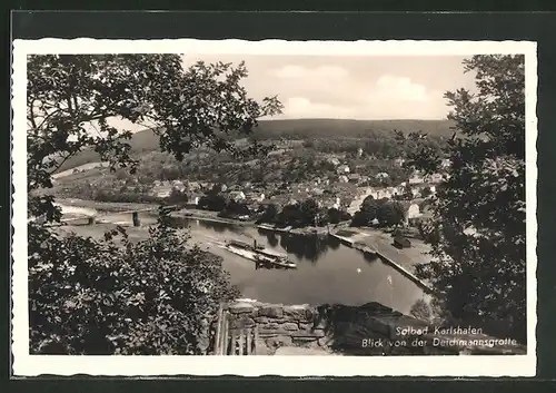 AK Karlshafen, Blick von der Deichmannsgrotte