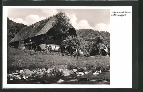 AK Oberwolfach, Blick zum Schwarzwaldhaus