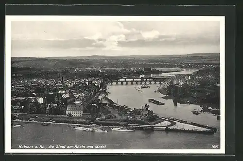 AK Koblenz a. Rh., Panorama