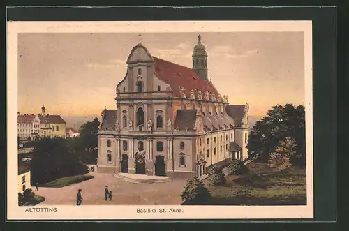 AK Altötting, An der Basilika St. Anna