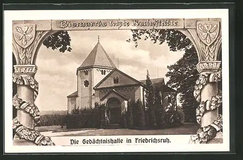 AK Friedrichsruh, Gedächtniskapelle, Bismarcks letzte Ruhestätte