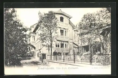 AK Friedrichroda, Hotel-Pension Villa Rich. Hellmann