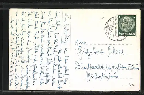 AK Arnoldshain / Taunus, Café-Pension Wagner-Rose Am Forsthaus